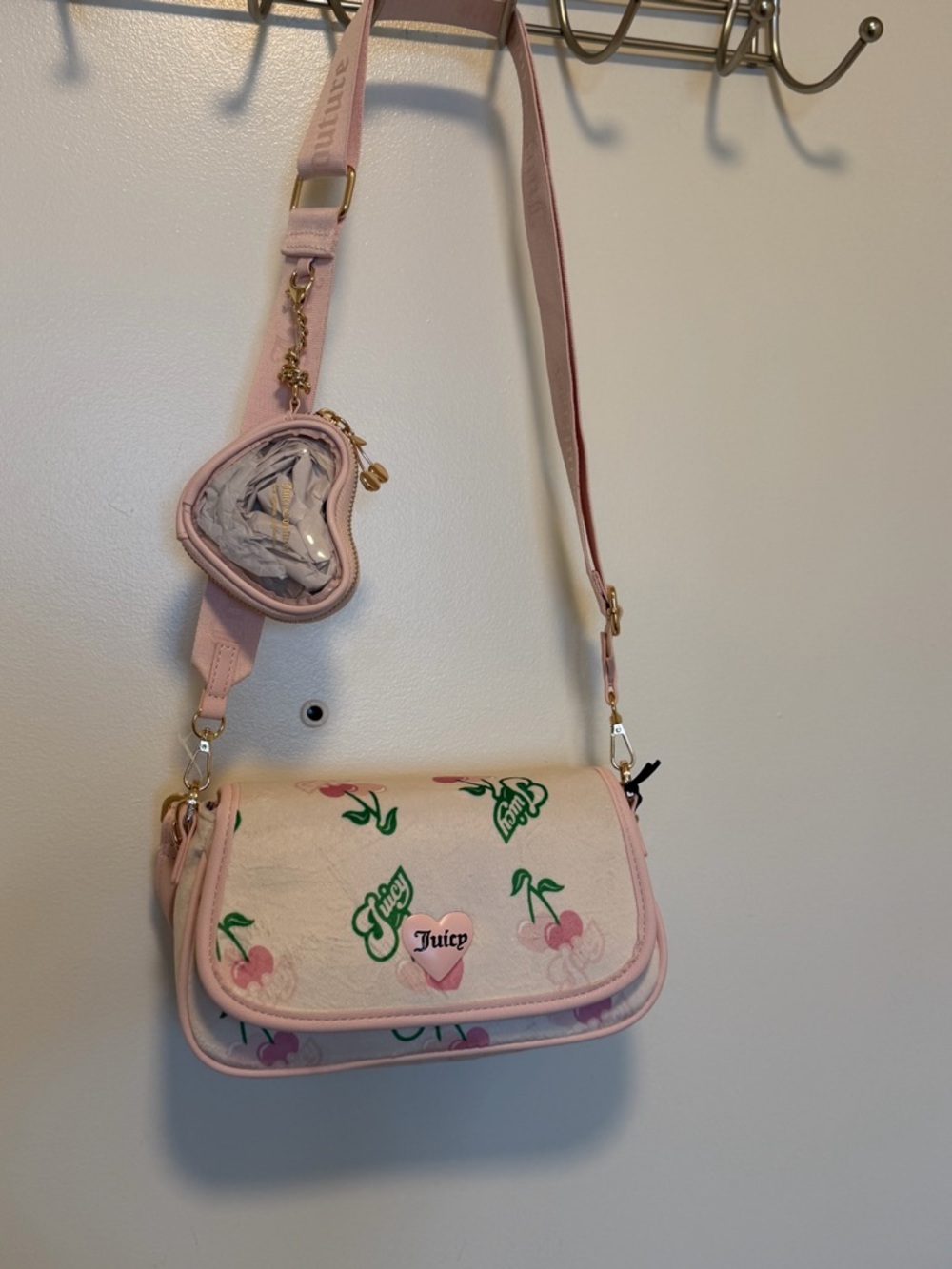 Juicy Couture Retro Cherry Crossbody Viral Hard to find NWT